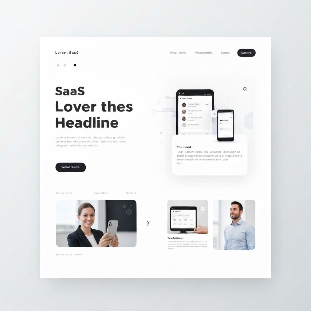 SaaS Markedsføringside